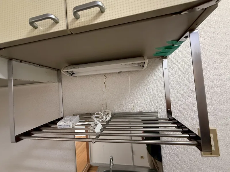施工前、吊り戸