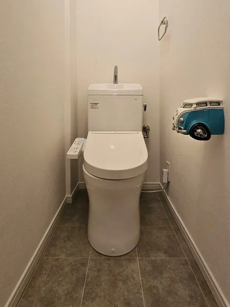 遊び心あふれるトイレリノベ